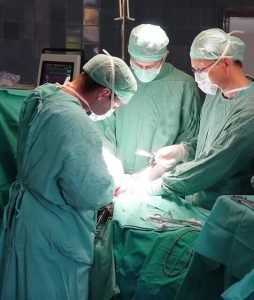 surgeons operating