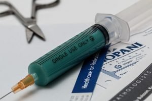 medication in a syringe