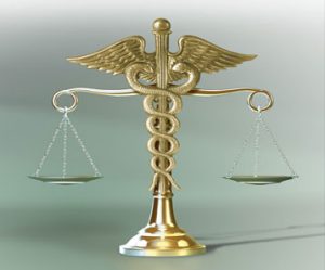 Balance Scale and Doctor Symbol