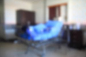 blurry Hospital Room