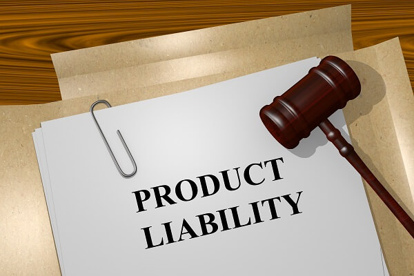 product liability sheet with gavel