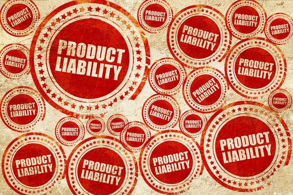 Product liability red stamp.